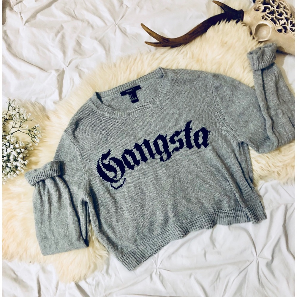 Cropped sweater